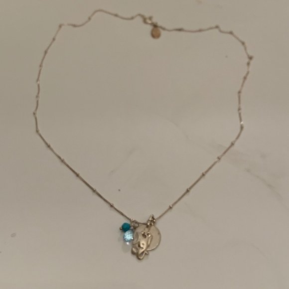 Satya Ganesha Silver Turquoise Necklace - Picture 3 of 4